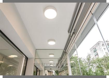 Потолочное освещение балкона в Мытищах