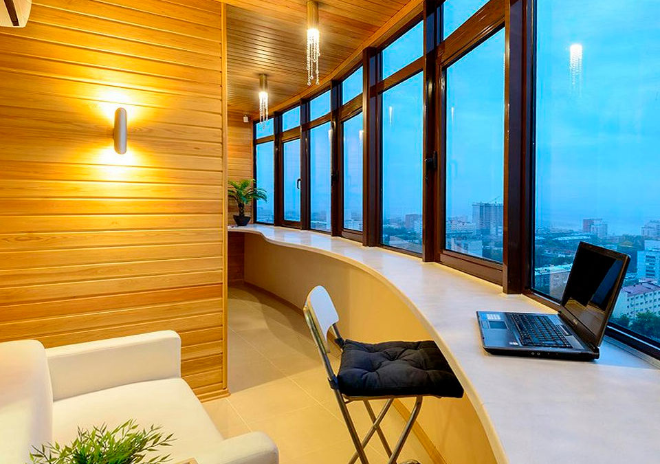 Освещение балконов и лоджий в Мытищах